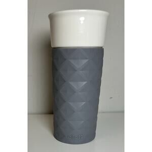 Ello Ogden Ceramic Travel Mug Gray 16 Ounces